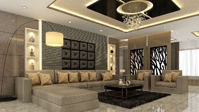 Modern Living Room Drawing Room Ideas Noida Interiors