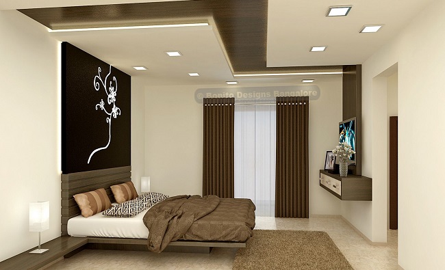 Bedroom False Ceiling Design Ideas Noida Interiors